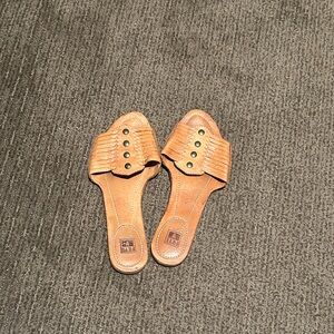 FRYE  Leather Slide Sandals